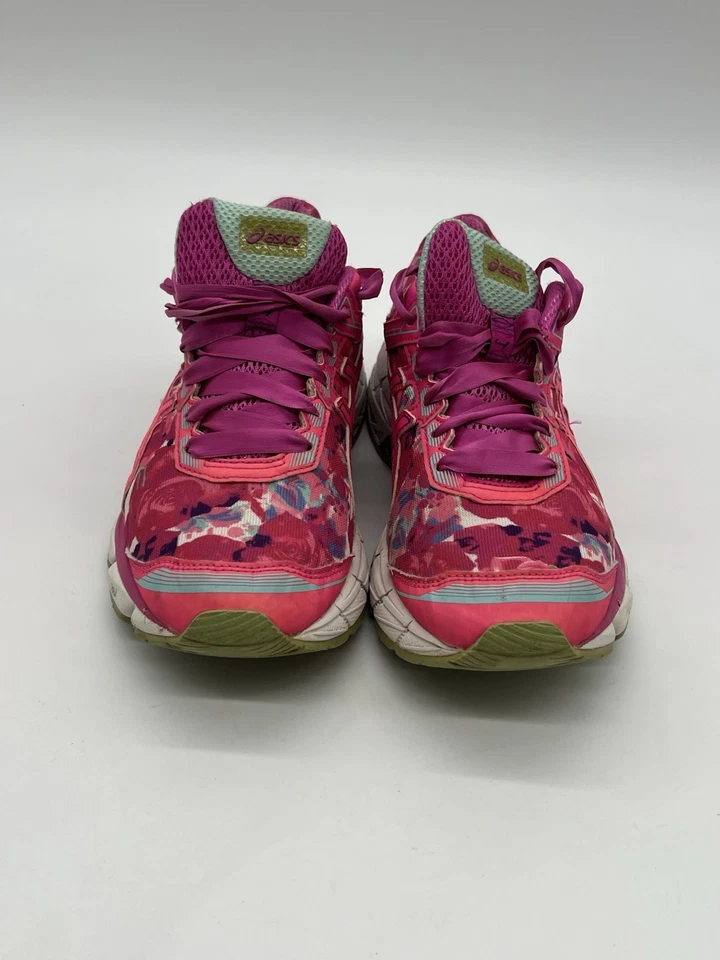 Zapatos para mujer Asics GT-1000 talla 7,5 rosa cinta de cáncer de mama zapatillas para correr Foto 2 de 4