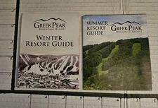 2024+/- GREEK PEAK SKI AREA BOTH WINTER & SUMMER TRAIL MAPS