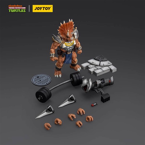JOYTOY 1/18 TMNT Adjutant Zork Triceraton Infantryman Casey Captain Zorax toy - Picture 5 of 34