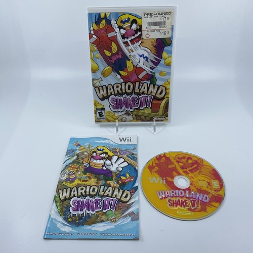 Wario Land: Shake It! (Nintendo Wii, 2008) komplett in OVP mit Handbuch & Einlagen