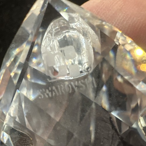 Estatuilla de pájaro cisne de cristal transparente grande retirado SWAROVSKI - Imagen 7 de 7