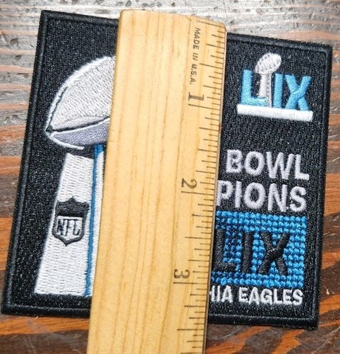 Philadelphia Eagles Super Bowl Champions Patches HUGE LOT OF 25 Wholesale Lot - Picture 6 of 7