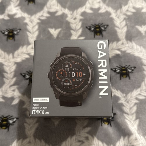 Garmin Fenix 8 51mm Solar Sapphire GPS-Uhr Carbon Grey BRANDNEU 📦 ⭐️