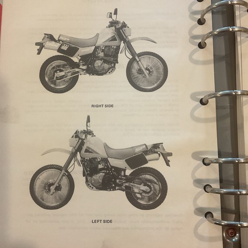Suzuki Sp600 Service Manual 1985-1986 99500-46000-03E OEM Binder - Picture 3 of 5