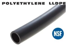 LLDPE Polyethylene  Tubing 5/8" OD Sold by 10' Increments PE58CBK Value-Tube