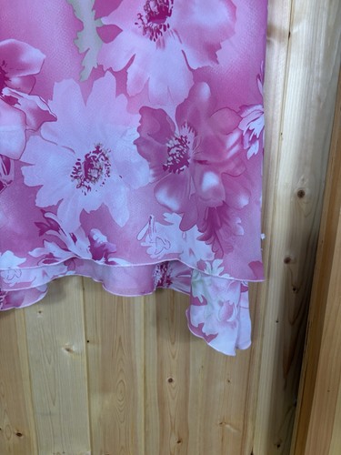 Vtg Jessica pink floral Dress women’s tagged size 12 romantic 90’s dainty flowy - Bild 8 von 12