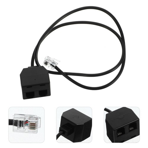 Telephone Extension Cord Connector Adapter Adaptor Line Splitter - 第 11/12 張圖片