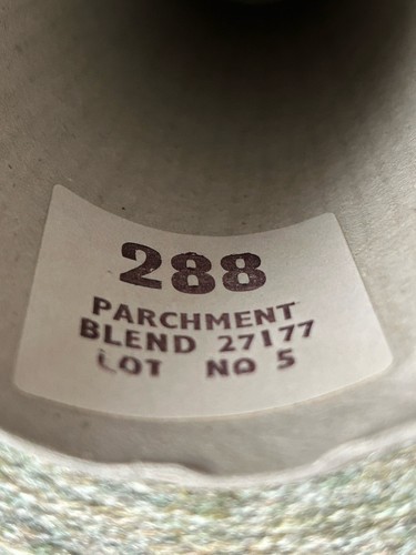 VTG Forsell Wool Acrylic Yarn Cone Parchment 288 Spun England 3 ply 400 Gm - Picture 3 of 11