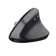 Trust Bayo+ Rechargeable Vertical Mouse Bluetooth + RF 2.4GHz, Ergonomic Mouse, 
