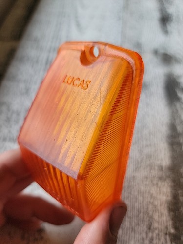 MGB,One Lucas L677 Amber Lens for Spitfire, MGBGT, Triumph, SAE DP 61 England - Picture 17 of 18