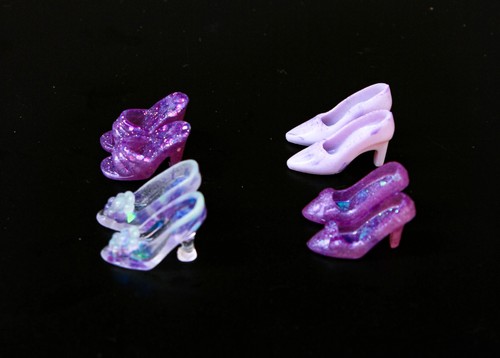 Scarpe Bambole Anni 90 - Doll Heels Shoes 90s - Accessori Superstar - Azzurro - Foto 3 di 5