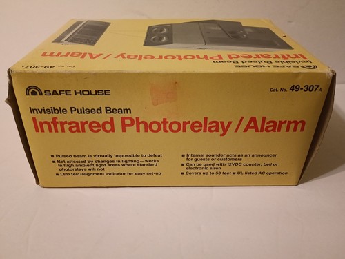 49-307A Safe House Radio Shack Invisible Pulsed Beam Infrared Photorelay Alarm - Imagen 4 de 11