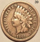 1860 Indian Head Penny Cent