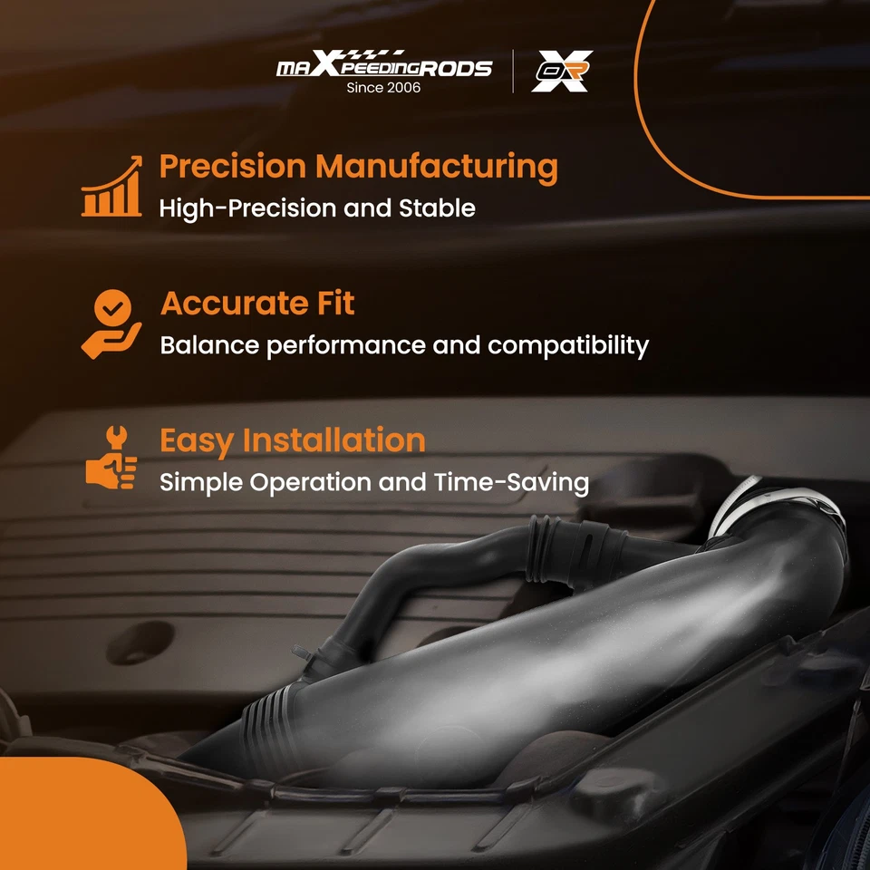 Air Intake Supply Hose Pair for Audi A8 S8 Quattro 2010,2011,2012,2013,2014-2017 - Image 3 of 4