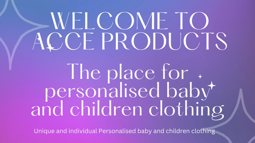 Personalised Text, Logo, Image, Any Colours Baby Grow, Bodysuit & Beanie Hat - 第 1 支影片,共 1 支