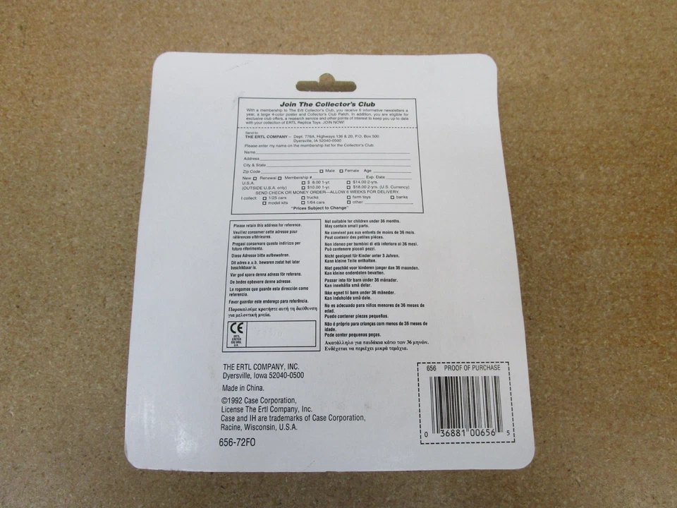 Case International planter IH Implement ERTL 1/64 Farm Machines diecast toy B16Z - Image 3 of 4