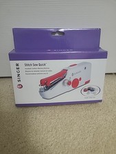 Singer Stitch Sew Quick Handheld Cordless Mending Sewing Machine With Box