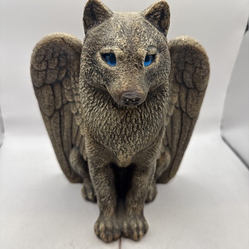 Vintage Windstone Editions Spirit Wolf Candle Lamp Statue Pena 2000 - Picture 1 of 10