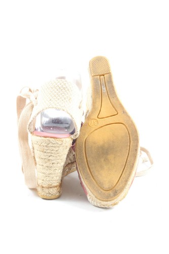 BEL CLOTHING Sandalias tipo cuña Mujeres Talla EU 37 rosa-blanco puro - Imagen 2 de 5