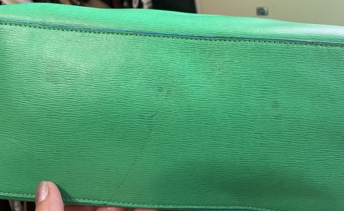 LAUREN RALPH LAUREN Tasche Handtasche hellgrün Leder - Bild 11 von 12