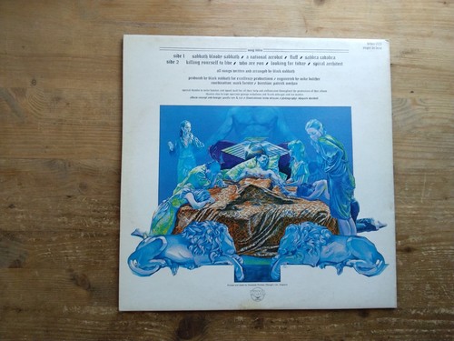 Black Sabbath Bloody Sabbath 1Y 2 2Y 4 VG Vinyl LP Record Album WWA005 (K1) - Picture 3 of 5