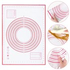 Rollteig-Gebäck-Rollermatte, Silikon-Backmatte, antihaftbeschichtet