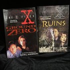 X Files Pair Of Books - Ground Zero And Ruins. Hardcover First Editions