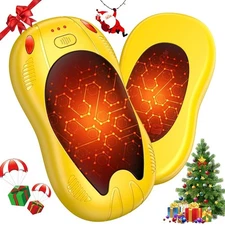 Hand Warmers Rechargeable 10000mAh 2 Pack Gifts for Christmas, Work, Outdoor,Ski