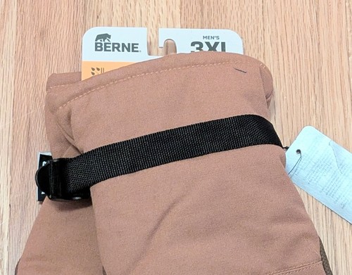 Berne Guantes de Trabajo Hombre Marrón 3XL 3m Aislados Ajustables Impermeables Nuevos - Imagen 9 de 9