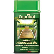 Cuprinol Ultimate Hardwood Furniture Oil 1L Clear for Garden Protection