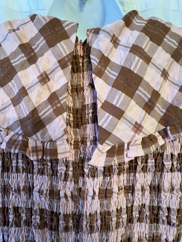 GHOSPELL ÄRMELLOSES MAXIKLEID MIT LATZKRAGEN IN ROSA KARIERT L - Bild 9 von 14