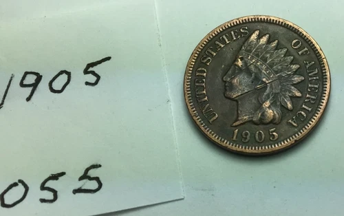 1905 - Indian Head Penny; Good condition #055