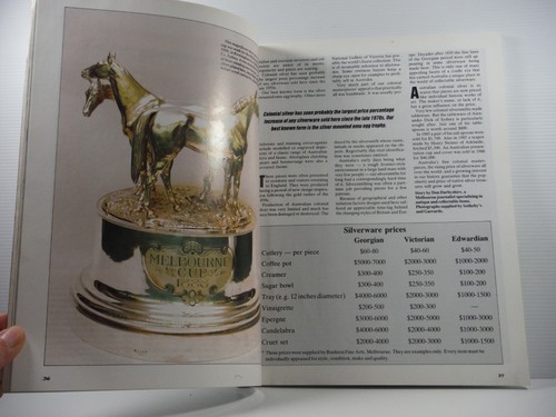 A-Z Antiques Australia by Geoff Hawthorne Vol 1 number 1 June 1988 magazine pb - Picture 7 of 16
