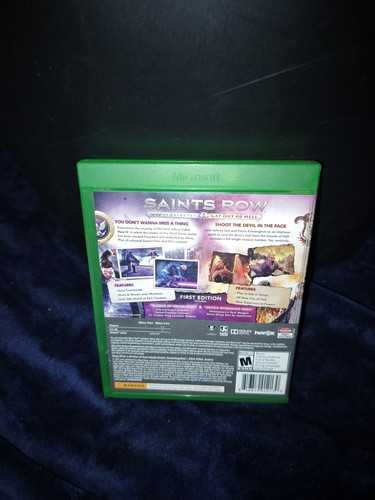 Videospiel XBOX ONE Saints Row SR IV Re-Elected & Gat Out of Hell First Edition - Bild 3 von 3