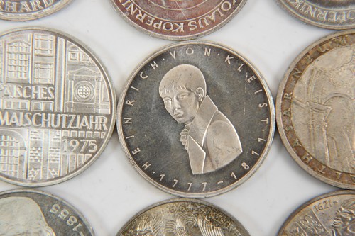 S02O44- 20x 5 DM Silber Münze ua Heinrich von Kleist - Bild 10 von 12