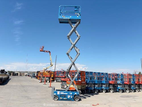 2017 Genie GS-1930 19' Electric Scissor Lift Aerial Manlift Platform 24V bidadoo - Picture 9 of 12