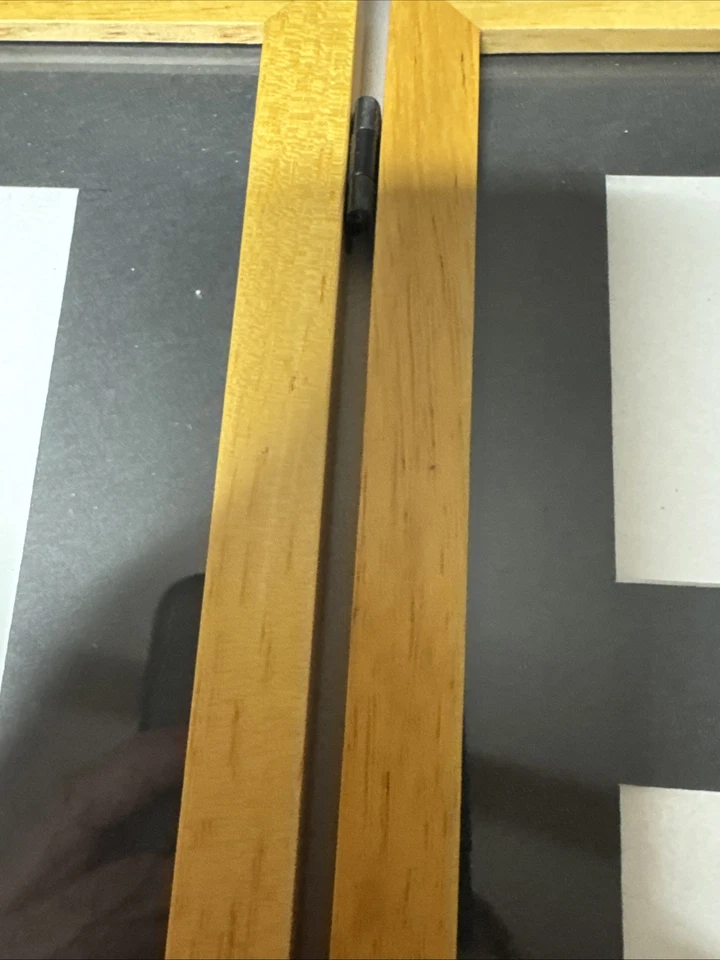 Marco de madera Weston Gallery conjunto de doble cara decoración del hogar negro mate Foto 4 de 4