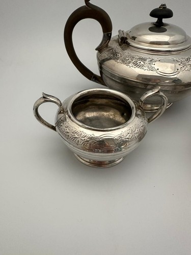 Vintage Civic of Sheffield Silver Plate Tea Pot, Sugar Bowl & Milk Jug - Picture 2 of 8