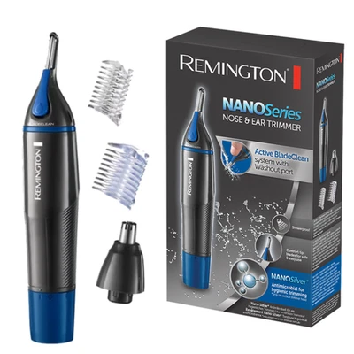 REMINGTON MENS NOSE EAR & EYEBROW HAIR TRIMMER SHOWERPROOF AA BATTERY - NE3850