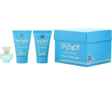 Versace Dylan Turquoise 3pc Mini Gift Set For Women New In Box 
