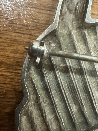 Broche prendedor Tiffany & Co RARO plata oro 14K perro bambi zafiro azul! - Imagen 7 de 16