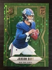 2025 Panini Donruss Elite Jaxson Dart Rookie Green Disco #103 Giants (RC)