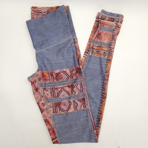 Niyama Sol Barefoot High Waist Leggings S Orange Athleisure Workout Sports NWOT