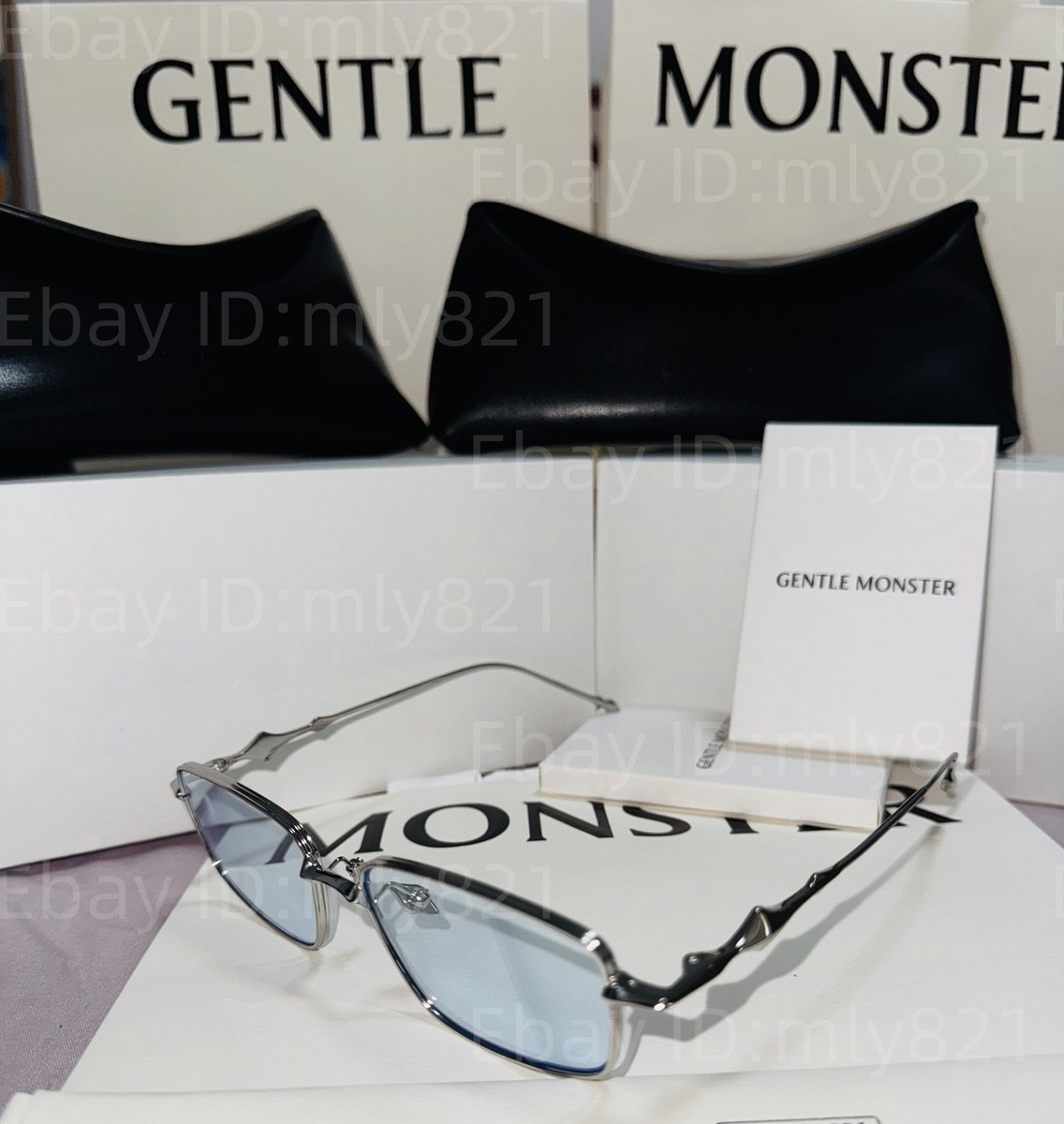 Gentlemonster Sunglasses BOLD - Atomic 02(B) Silver Frame