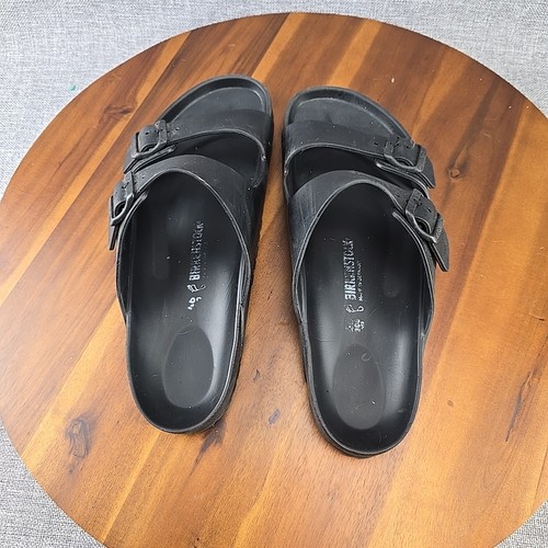 Birkenstock Arizona Essentials Black EVA Slides Men’s EU 46 US 12.5 Sandals - Picture 9 of 14