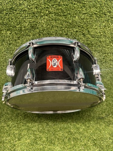 ⚡️*RARE Yamaha Musashi 13”X6.5” Snare Drum Transparent Black Made In Japan⚡️ - Picture 9 of 14