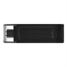 KINGSTON Technology Datatraveler 70 USB Flash Drive 64 GB, USB Type C 3.2 Gen 1 