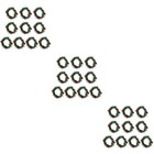 30 PCS Christmas Red Berry Wreath Table Decorative Napkin Buckles (Green)