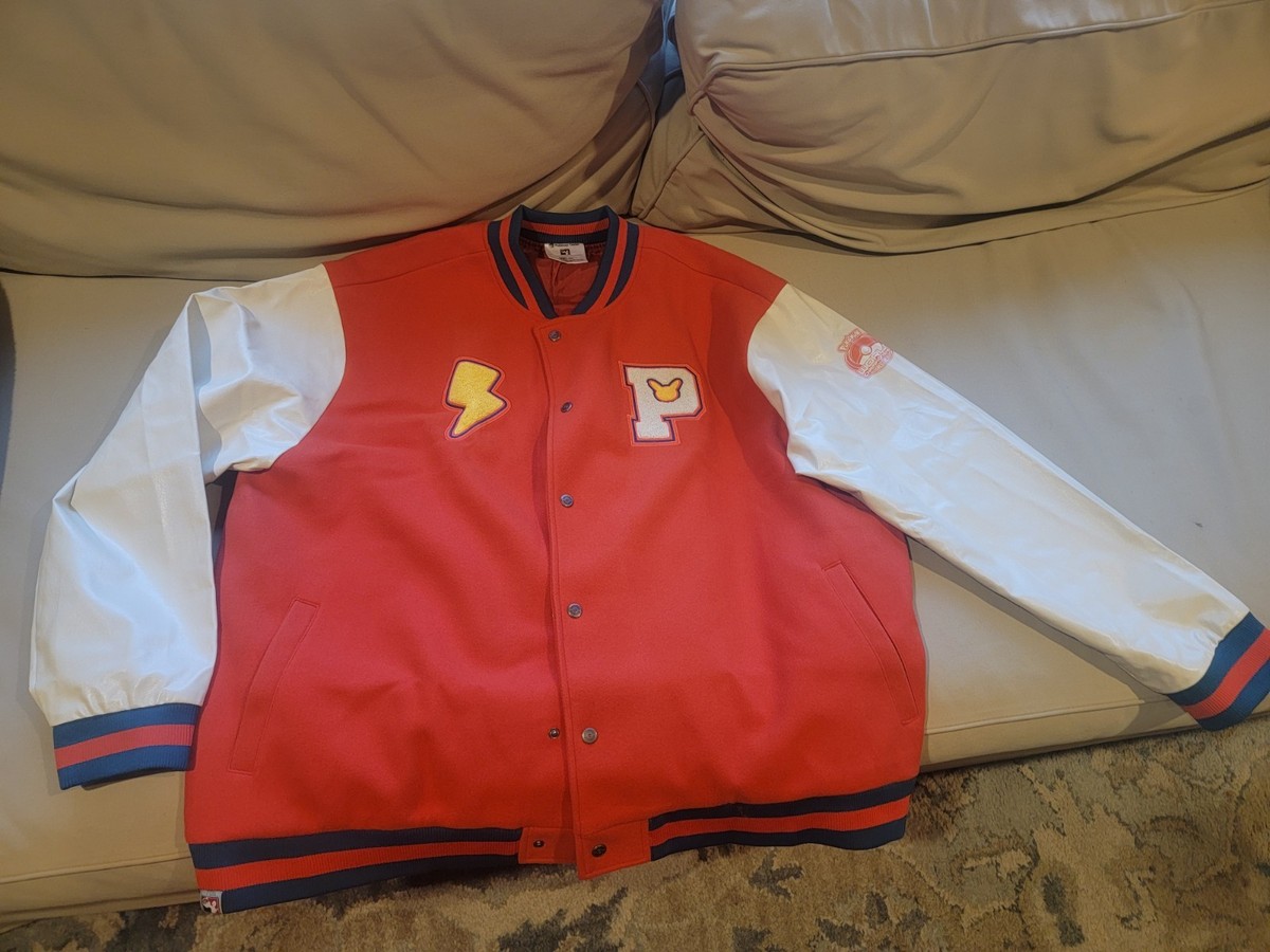 【ポケモン】レターマンジャケット wcs Pokemon World Championships Pikachu Varsity Jacket