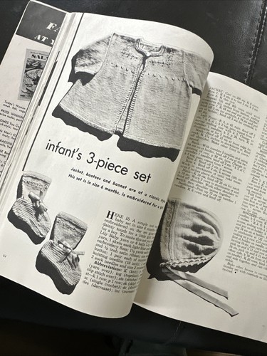 1953 Workbasket Handbook Fawcett Book 144 Pg Great Projects Knit Tat Crochet - Picture 15 of 24